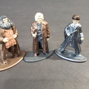 Harry Potter Nano Metalfigs Set of 3 Toy Figures Alastar Moody Hagrid 1"